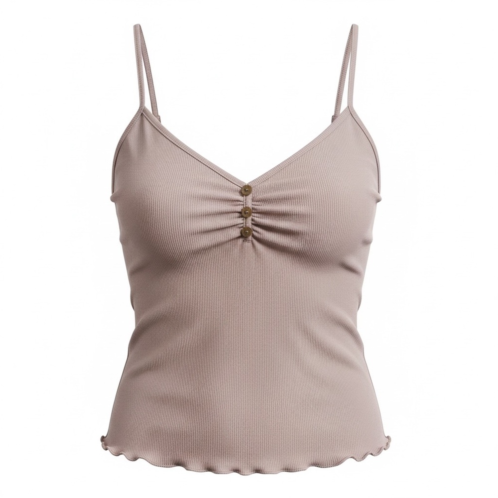 Love Tree Tan Tank Crop Top Juniors Small
